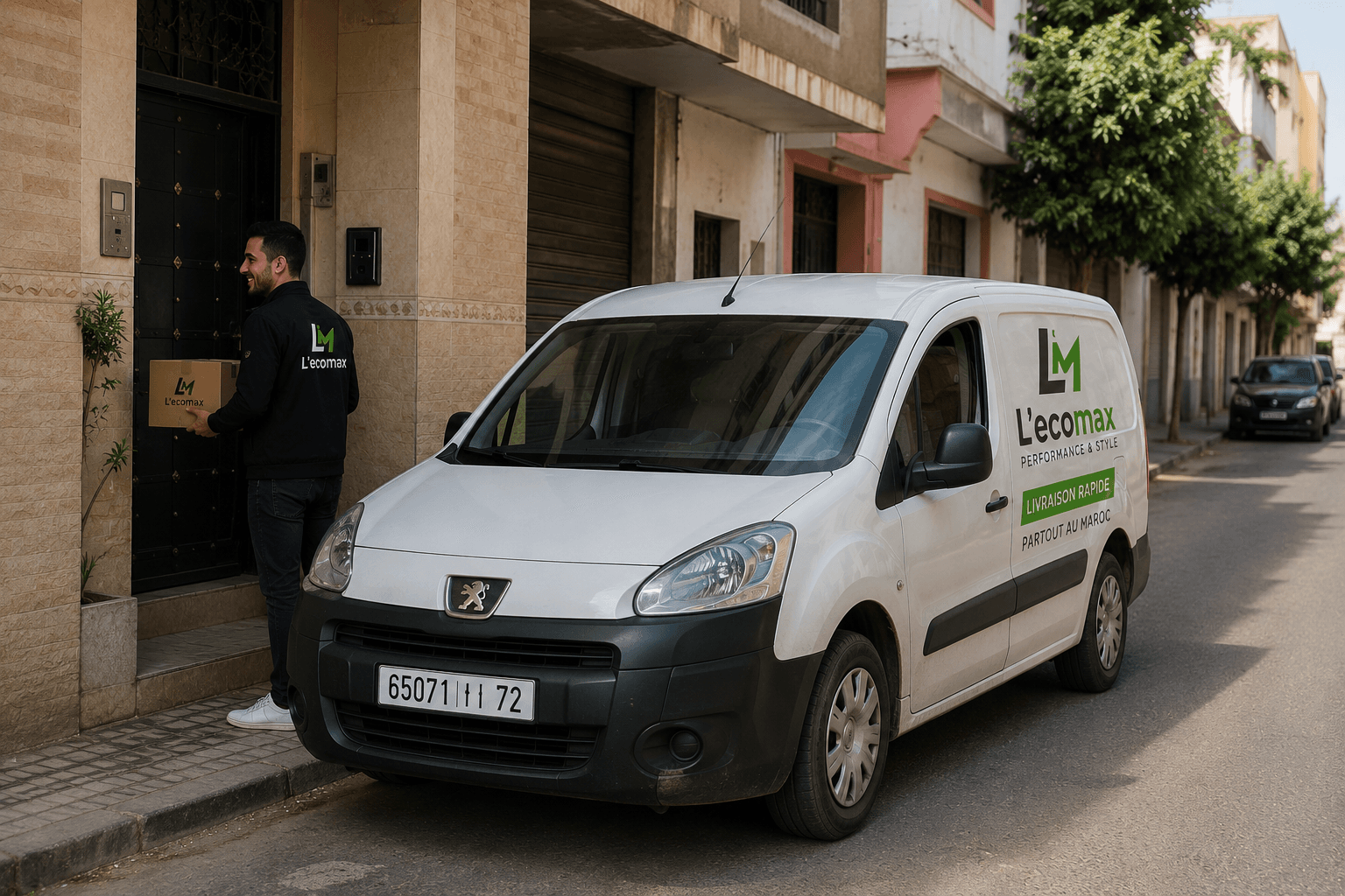 Livraison d'une commande L'ecomax au Maroc