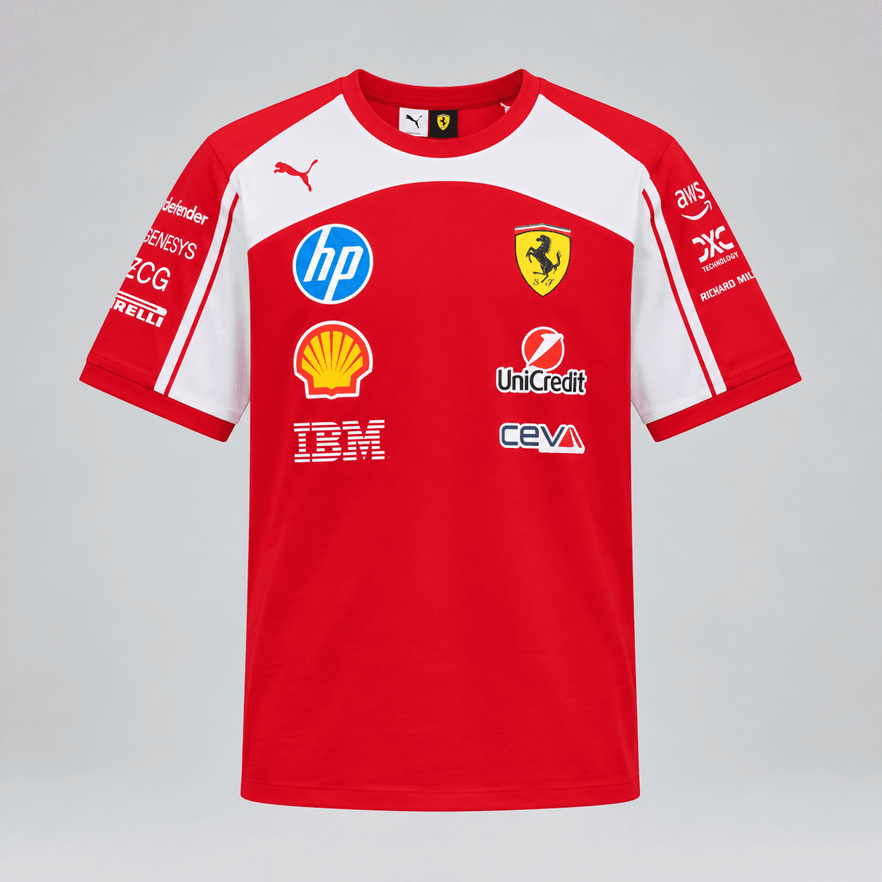 T-shirt PUMA Scuderia Ferrari HP Replica – Rouge